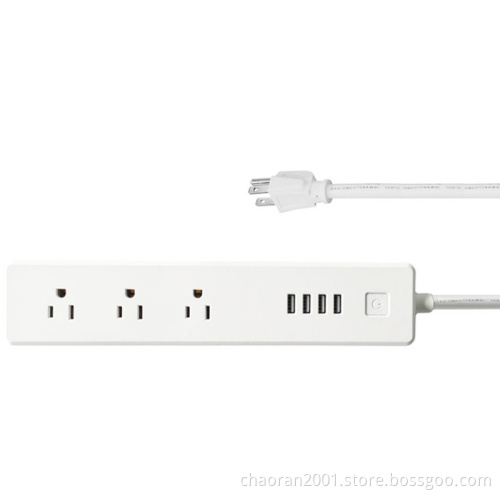 US Outlet Socket Surge Protector Wifi Smart Power Strip With Usb PortsTUYA